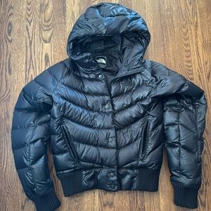 The north face women’s puffer bomber down jacket XS
